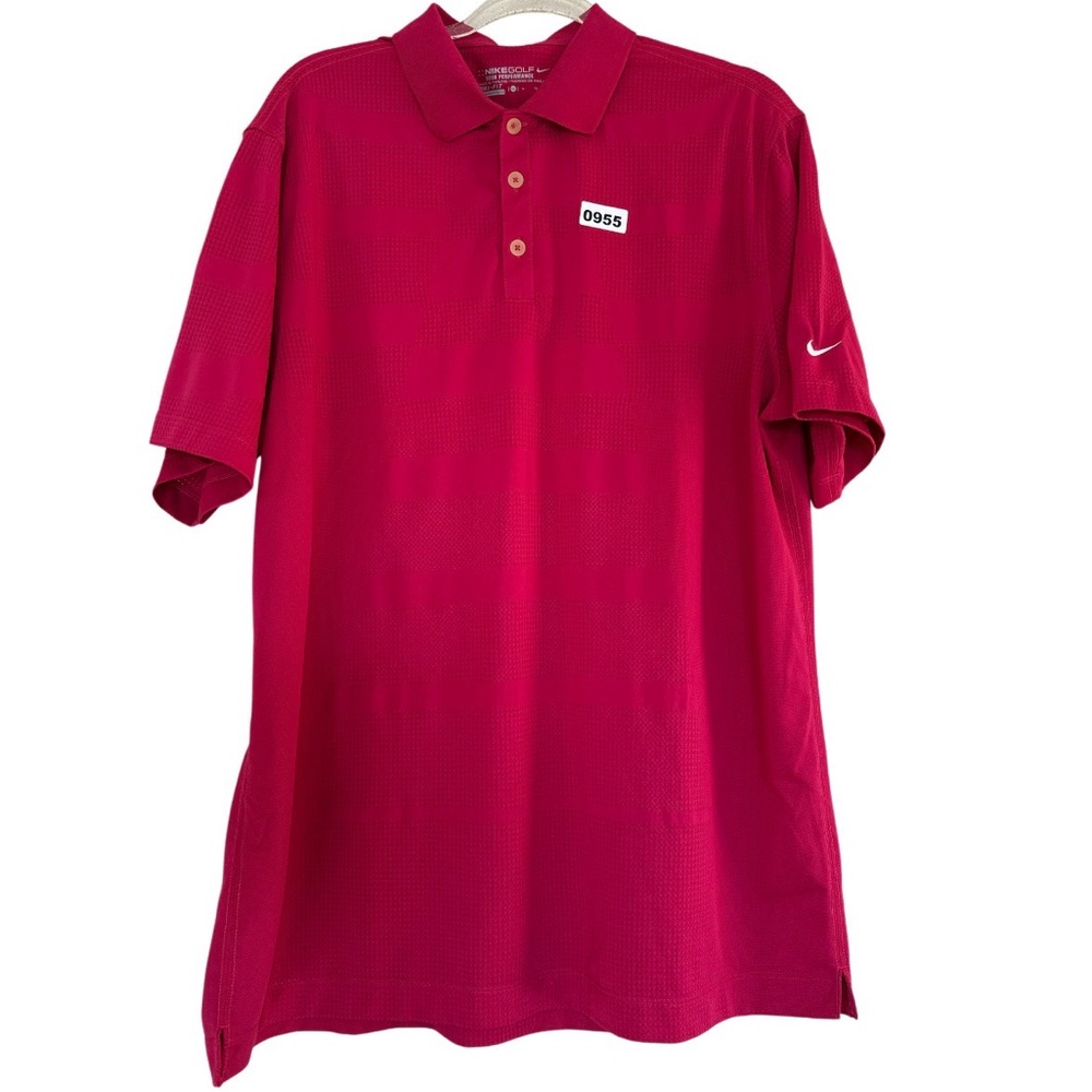 Nike Men's Red Polo Shirt